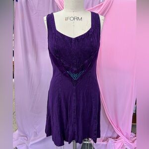 90’s purple fairy dress for Renfaire marked XL fits L